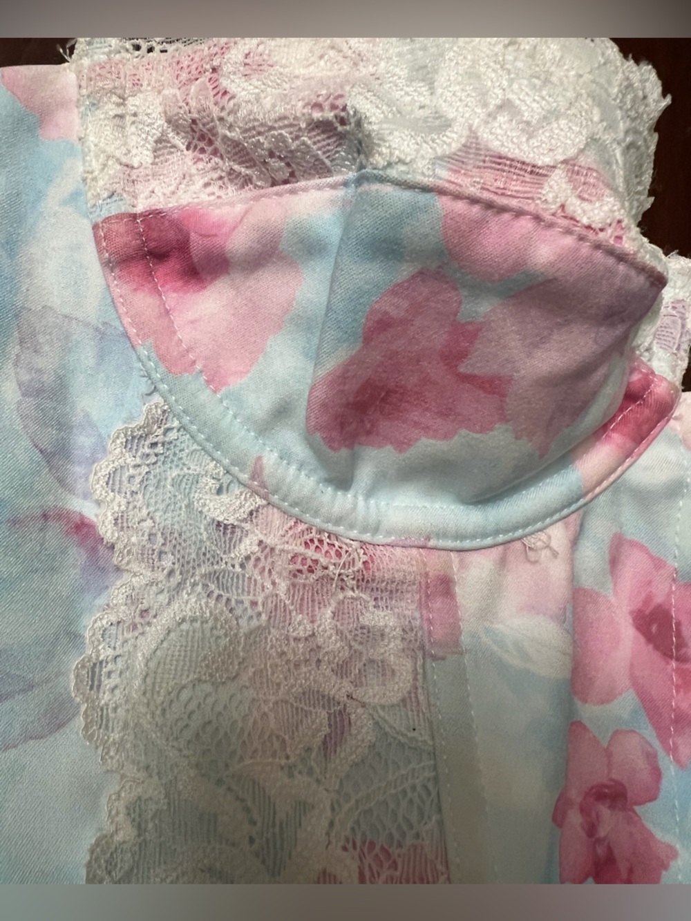 White Fox Boutique California Love Bustier Meadow Floral Lace Top - XS - Picture 5 of 10